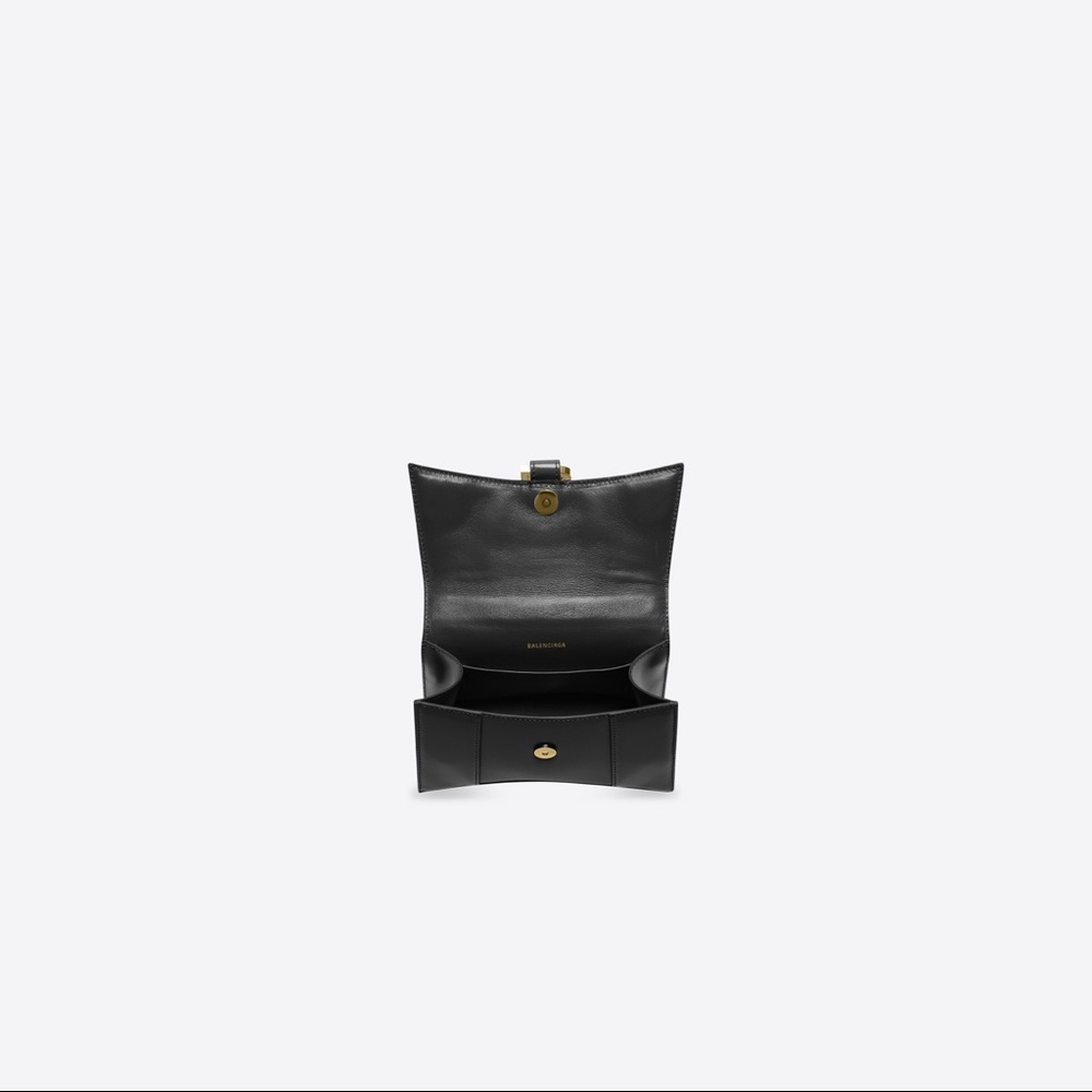 NWT Authentic Balenciaga Hourglass XS Top Handle Bag in Black - Picture 6 of 9